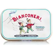 Amarelli Laurierdrop blikje pepermunt wit 50 Gram