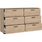 Ebuy24 Sofia kommode 6 lades eikdecor.