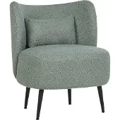 Beliani OTSBY - Fauteuil - Lichtgroen - Bouclé