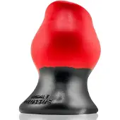 Oxballs - Pighole Lava - Holle Buttplug - Tunnelplug - Rood/Zwart