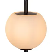 Lucide ELDA - Wandlamp Badkamer - 1xG9 - IP44 - Zwart