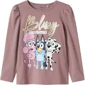 Name it Shirt 'NMFAria Bluey' navy / goud / mauve / rosa