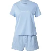 Calvin Klein Underwear Korte pyjama blauw / lichtblauw / wit