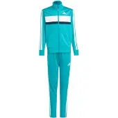 Adidas Trainingspak 'Seasonal Essentials Tiberio' turquoise / zwart / wit
