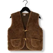 Alwero Jongens Jassen Bodywarmer Alpen 3.0 Light - Camel - Maat 104/110