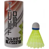 Talbot Torro badminton shuttles Tech 350 geel/blauw 3 stuks