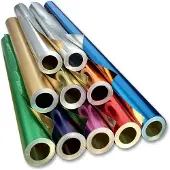 Folia Aluminiumfolie rood/goud 50cmx10m dubbelzijdig