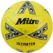 Mitre Ultimach Evo Football Ball Geel 5