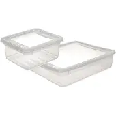 Keeeper Bea Collection 30l 59x39x18 Cm Storage Box Transparant