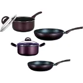 Pyrex Origin Minerals Hoogwaardig Aluminium Pannenset - 6 Delig
