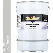 Holdbar Linoleumcoating Lichtgrijs (RAL 7035) 10 Kg - Linoleum Verf - Alle Kleuren - Vloerverf - Krasvast - UV-bestendig - Vergeelt niet - Gemakkelijk Schoonmaken - 2 Componenten