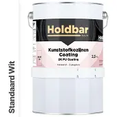 Holdbar Kunststofkozijnen Coating Wit (Witste kleur) 2,5 Kg - Kunststof Kozijnen Schilderen - Hecht direct op kunststof - 100% UV-bestendig - kunststof kozijnen verven