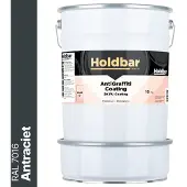 Holdbar Anti Graffiti Coating Antracietgrijs (RAL 7016) 10 Kg - Maakt Graffiti verwijderbaar - Graffiti Verwijderen - In Alle Kleuren - Voor Steen, Beton, Hout, Metaal en Tegels