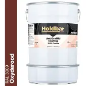 Holdbar Anti Graffiti Coating Oxyderood (RAL 3009) 10 Kg - Maakt Graffiti verwijderbaar - Graffiti Verwijderen - In Alle Kleuren - Voor Steen, Beton, Hout, Metaal en Tegels