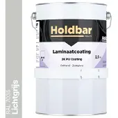 Holdbar Laminaatcoating Lichtgrijs (RAL 7035) 2,5 Kg - Laminaat Verf - Vloerverf - Alle Kleuren - Krasvast - UV-bestendig - Vergeelt niet - Gemakkelijk Schoonmaken - 2 Componenten