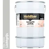 Holdbar Anti Graffiti Coating Lichtgrijs (RAL 7035) 10 Kg - Maakt Graffiti verwijderbaar - Graffiti Verwijderen - In Alle Kleuren - Voor Steen, Beton, Hout, Metaal en Tegels