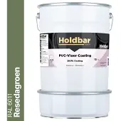 Holdbar PVC-Vloer Coating Resedagroen (RAL 6011) 10 Kg - Vloerverf - Alle kleuren - Hecht direct op PVC - Slijtvast - UV-bestendig - Gemakkelijk te reinigen - Beschermt PVC-Vloer - 2 Componenten Verf