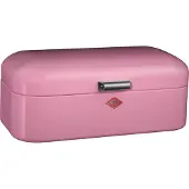 Wesco Grandy Broodtrommel | 10 Liter - Maat L | Metaal - Roze | Keukenopslag