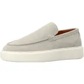 Manfield Instappers grijs / wit