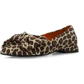 Manfield Instappers beige / bruin / zwart