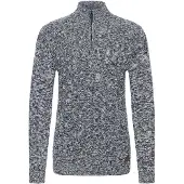 !Solid Trui 'SDRichart' marine / wit