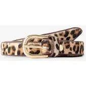 Sissy-Boy Donkerbruine Riem Met Leopard Print | Maat: 85