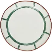 Pomax Mykonos diep bord D20cm groen