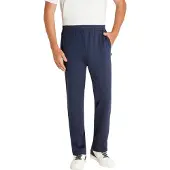 Hajo Comfortabele heren vrijetijdsbroek blauw | Maat 54