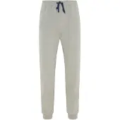 Hajo Heren joggingbroek met boorden grijs | Maat 52