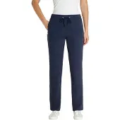 Hajo Comfortabele dames vrijetijdsbroek blauw | Maat 52