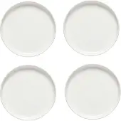 Casafina Pacifica wit aardewerk dinerbord 27 cm | set van 4