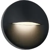 Ks Verlichting Paxton Muurlamp Round Zwart