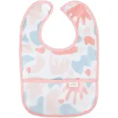 Baby Jem Babyjem Vlekbestendig Schort - Roze Puzzel