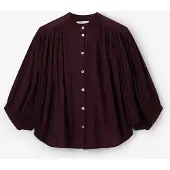 Sissy-Boy Donkerbruine Oversized Blouse | Maat: M