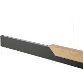 Brilliant Hanglamp Arcus, dimbaar, zwart, Woon-/ Eetkamer, metaal, Hanglamp