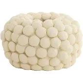 Light & Living vaas SEA URCHIN in crème afwerking – Ø40x23,5 cm