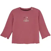 Noppies Shirt 'Tomball' beige / magenta / donkerroze / zwart