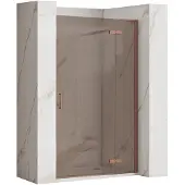 REA Porte De Douche Hugo 80 Copper Brush