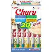 Inaba Ciao Churu CIAO Churu Creamy Puree Kattensnack Liquid Tonijn variëteiten 60x14g