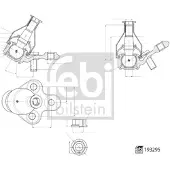 FEBI BILSTEIN Fuseekogel 193295