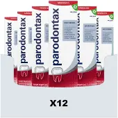 Parodontax 12x Tandpasta Bij Bloedend Tandvlees Whitening 75 Ml