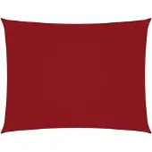 vidaXL Zonnescherm rechthoekig 3x4,5 m oxford stof rood