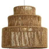 Lighto | Hanglamp Rotan Naturel Ø40 cm - Plafondlamp - Japandi Lamp - Eetkamer - Slaapkamer - Woonkamer - Suri