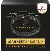 Lucovitaal Yinmagnetic Magneet Armband Zwart