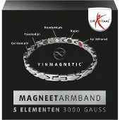 Lucovitaal Yinmagnetic Magneet Armband Zilver