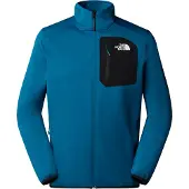 The North Face Crest FZ Fleece Heren Mineral Ink/TNF Black L