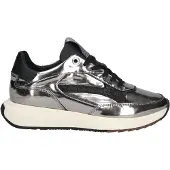 Floris van Bommel Sneakers laag 'Suvi 02' zwart / zilver
