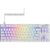Fnatic STREAK80 LP toetsenbord Gamen USB QWERTY US International Wit