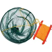Catch Fishing krabbenet met lijn - Opvouwbaar krab vangnet speelgoed.