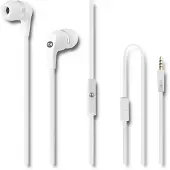 Qoltec Écouteurs + microphone blanc 50801